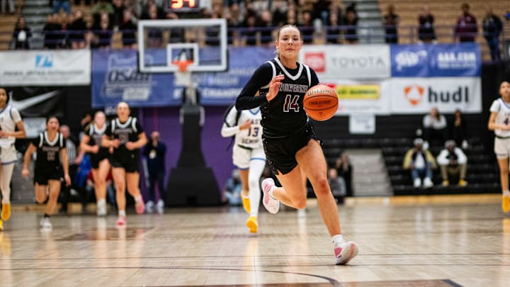 Brynn Smith and Willamette take on Southridge in a 6A girls basketball state quarterfinal Wednesday at the University of Portland.