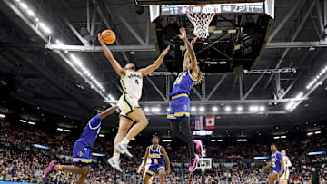 Trey Kaufman-Renn leads Purdue to a second round win over McNeese in the 2025 March Madness tournament.