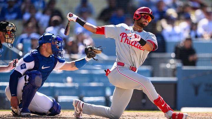 Philadelphia Phillies center fielder Justin Crawford.