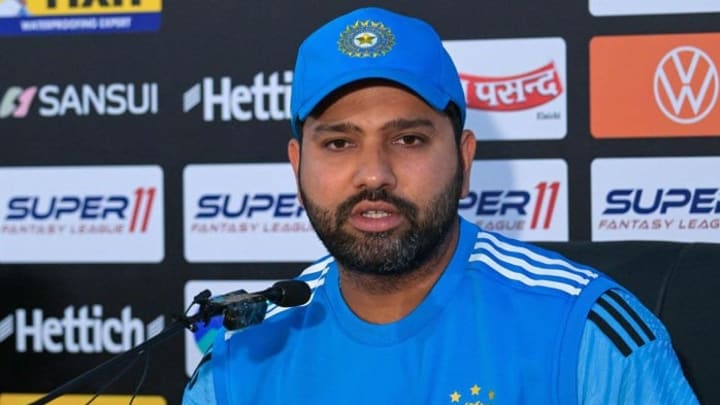 Captain Rohit Sharma arrives in Colombo with the Indian ODI squad for a three-match series against Sri Lanka