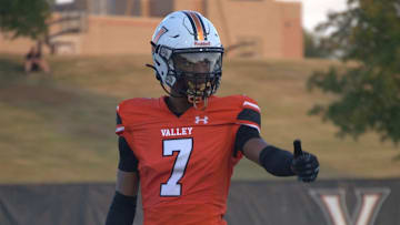 Des Moines (Iowa) Valley athlete Jayden McGregory