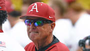Arkansas Razorbacks coach Dave Van Horn is making his 10th appearance in the College World Series, eight with the Hogs.
