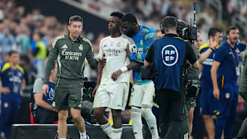 Vinicius Junior musste von Antonio Rüdiger beruhigt werden