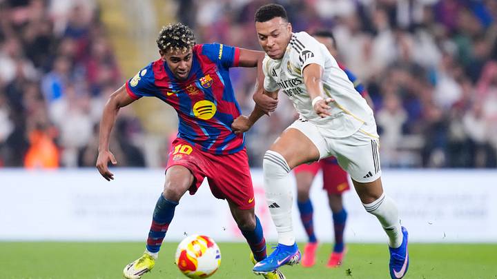 Lamine Yamal und Kylian Mbappe werden sich im Clasico beweisen wollen Lamine Yamal und Kylian Mbappe werden sich im Clasico beweisen wollen