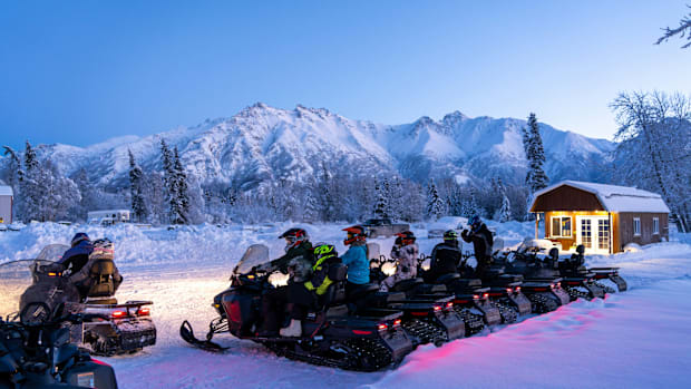 snowmobile tours Anchorage, Alaska