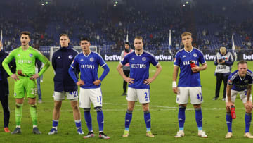Enttäuschte Gesichter - ein gewohntes Bild auf Schalke diese Saison