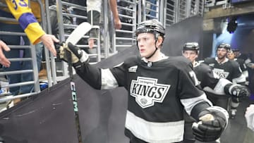Samuel Helenius, LA Kings (Mandatory Credit: Kirby Lee-Imagn Images)