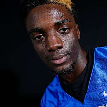 The Oklahoman All-State football offensive player of the year, Checotah's Elijah Thomas.