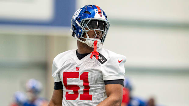 New York Giants rookie outside linebacker Abdul Carter