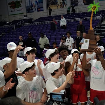 Scenes from the championship game at the City of Palms Classic at Suncoast Credit Union Arena in Fort Myers on Monday, Dec. 23, 2024. Miami Columbus High School beat Montverde Academy to take home the crown.