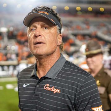 Gundy coached the Cowboys since 2005. 