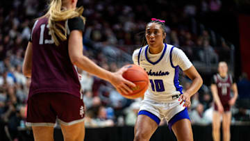 Jenica Lewis is back for her senior season to lead Johnston to a three-peat in Class 5A.