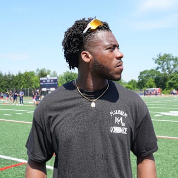 Malcolm Koonce, a former Stepinac football player and current Las Vegas Raiders defensive end, returned to his alma mater to sponsor a free camp for kids June 21, 2025. This is the second year for the camp which is run by Stepinac coaches and players.