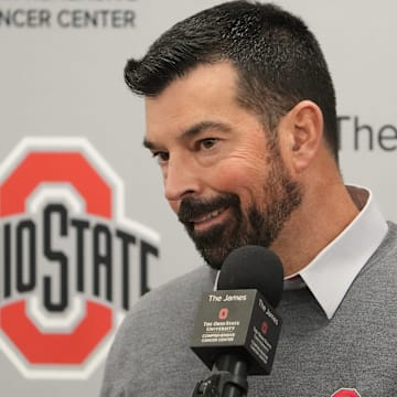 Ohio State University football coach Ryan Day.
