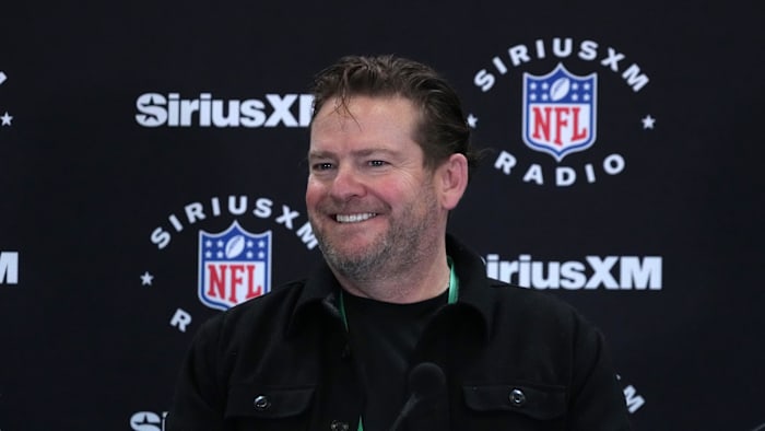 Feb 27, 2024; Indianapolis, IN, USA; Seattle Seahawks general manager John Schneider.