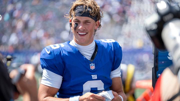 New York Giants quarterback Jaxson Dart
