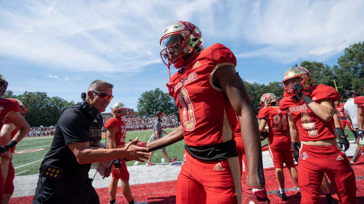 Bergen Catholic (New Jersey) wide receiver Quincy Porter showed freakish strength and speed on a 90-yard TD vs. IMG Academy.