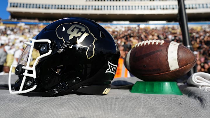 A hit-and-run suspect was apprehended after driving his pickup truck onto Colorado's Folsom Field on Thursday night.