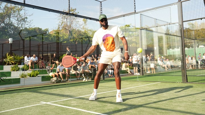 Dwyane Wade plays padel at Reserve.