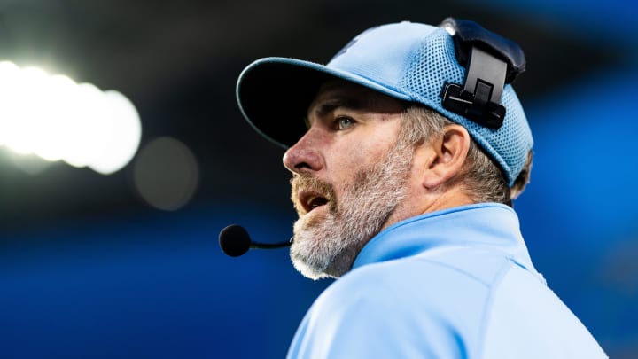 Jun 9, 2024; Toronto, Ontario, CAN; Toronto Argonauts head coach Ryan Dinwiddie looks on during a game against the BC Lions at BMO Field. Mandatory Credit: Kevin Sousa-USA TODAY Sports Jun 9, 2024; Toronto, Ontario, CAN; Toronto Argonauts head coach Ryan Dinwiddie looks on during a game against the BC Lions at BMO Field. Mandatory Credit: Kevin Sousa-USA TODAY Sports