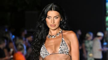 Nicole Williams English at the SI Swimsuit Runway Show 2025