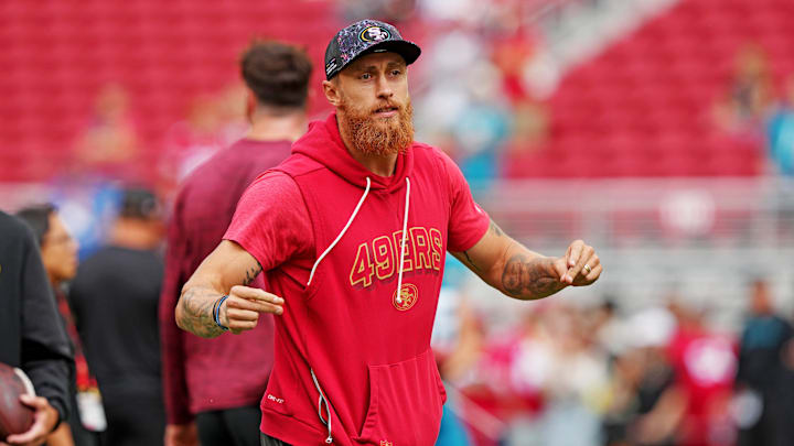 San Francisco 49ers tight end George Kittle.