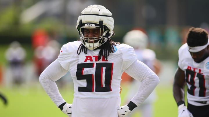 Outside linebacker James Smith-Williams has been a standout during Atlanta Falcons training camp.