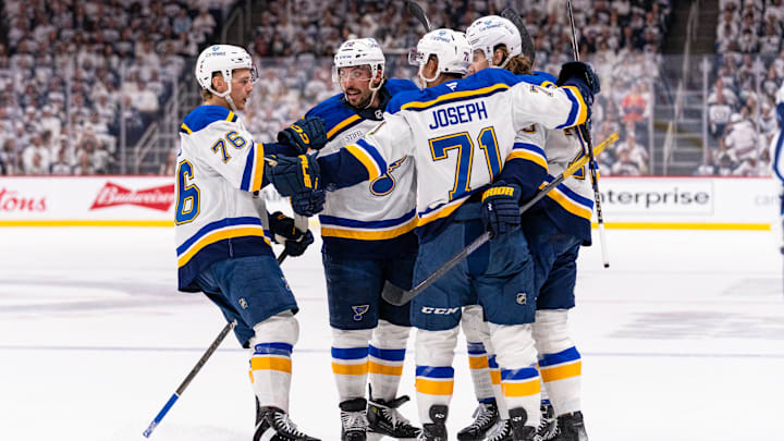 St Louis Blues v Winnipeg Jets - Game One