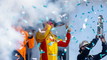 Christian Lundgaard, Alex Palou, Colton Herta, IndyCar