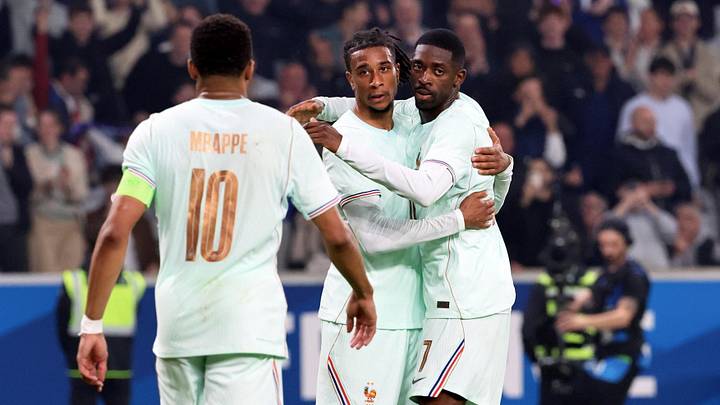 Kylian Mbappe, Ousmane Dembele und Michael Olise wollen den WM-Titel Kylian Mbappe, Ousmane Dembele und Michael Olise wollen den WM-Titel