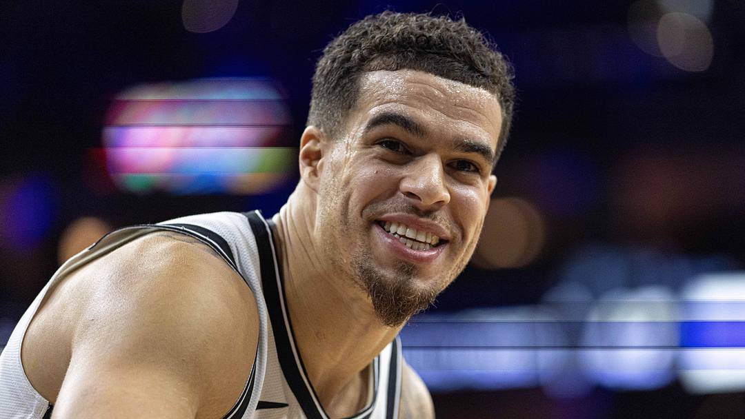 Dec 23, 2025; Philadelphia, Pennsylvania, USA; Brooklyn Nets forward Michael Porter Jr. (17) reacts in the direction of fans during the second quarter against the Philadelphia 76ers at Xfinity Mobile Arena. Mandatory Credit: Bill Streicher-Imagn Images