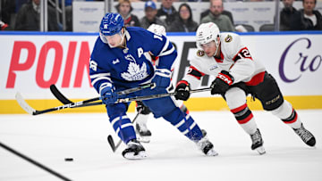 The Maple Leafs are favored against the Ottawa Senators in Game 1 of their first round series.