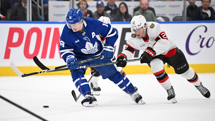 The Maple Leafs are favored against the Ottawa Senators in Game 1 of their first round series.