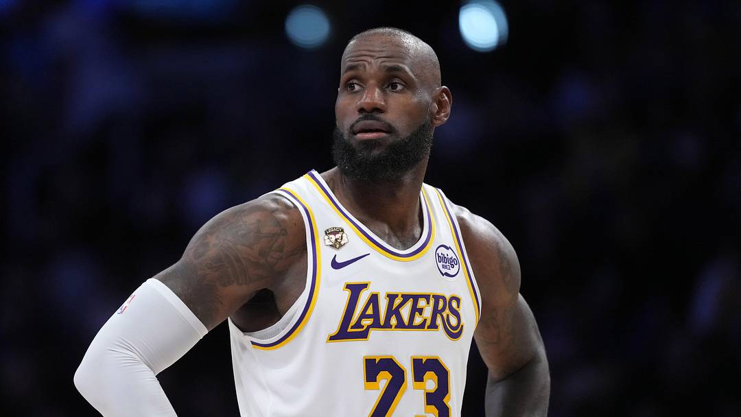 Los Angeles Lakers forward LeBron James.