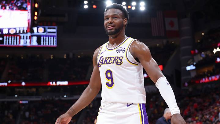 Los Angeles Lakers guard Bronny James.
