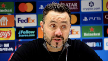 Roberto De Zerbi n'est pas satisfait du match proposé.