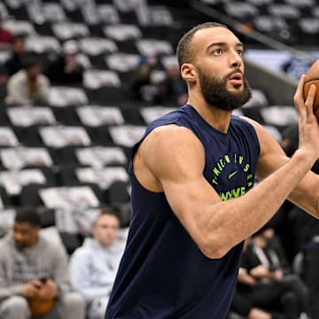 Minnesota Timberwolves center Rudy Gobert.