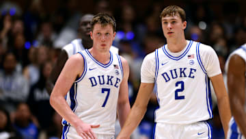 Duke freshmen Kon Knueppel and Cooper Flagg are among the biggest winners in the first week of college hoops.