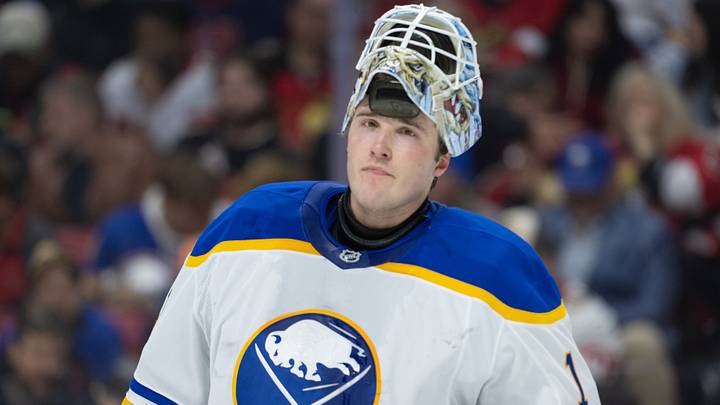 Buffalo Sabres goalie Ukko-Pekka Luukkonen