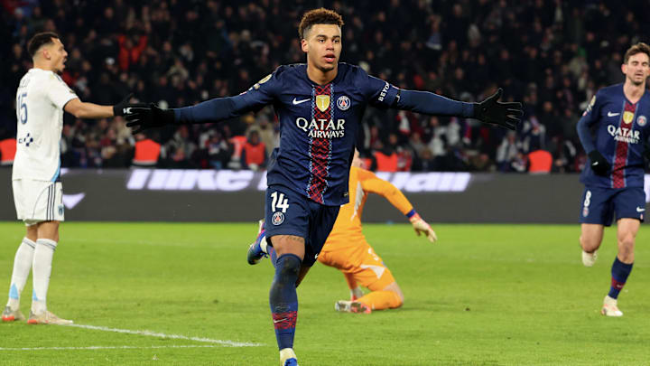 Désiré Doué a marqué un but contre le Paris FC.