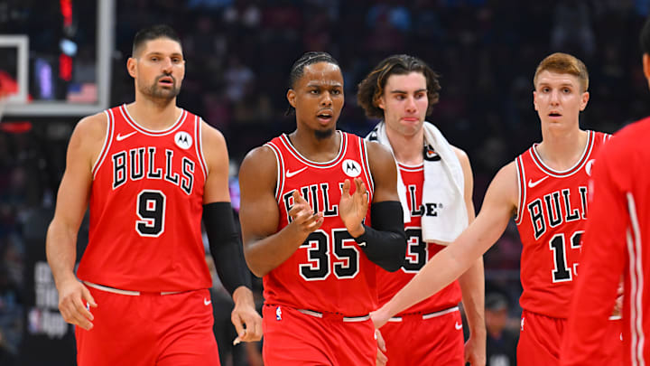 Isaac Okoro, Nikola Vucevic, Josh Giddey