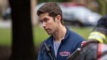 CHICAGO FIRE -- "Pierce The Vein" Episode 1407 -- Pictured: Brandon Larracuente as Sal Vasquez 
