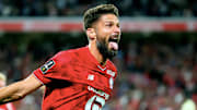 Olivier Giroud a inscrit le but de la victoire face à l'AS Monaco.