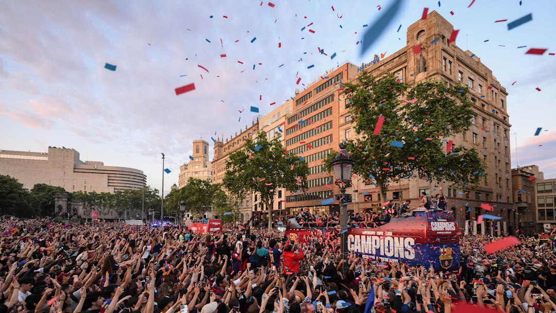 FC Barcelona Trophy Parade & Celebration
