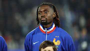 Manu Koné, milieu de terrain de l'équipe de France