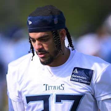 Tennessee Titans safety Amani Hooker during training camp at Ascension Saint Thomas Sports Park. Mandatory Credit: Steve Roberts-Imagn Images