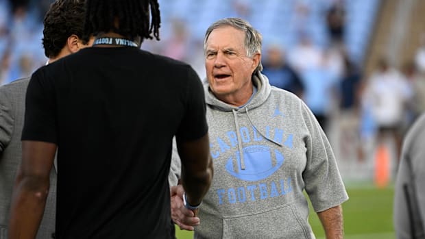 North Carolina head coach Bill Belichick could benefit from Sam Pittman's program connections.