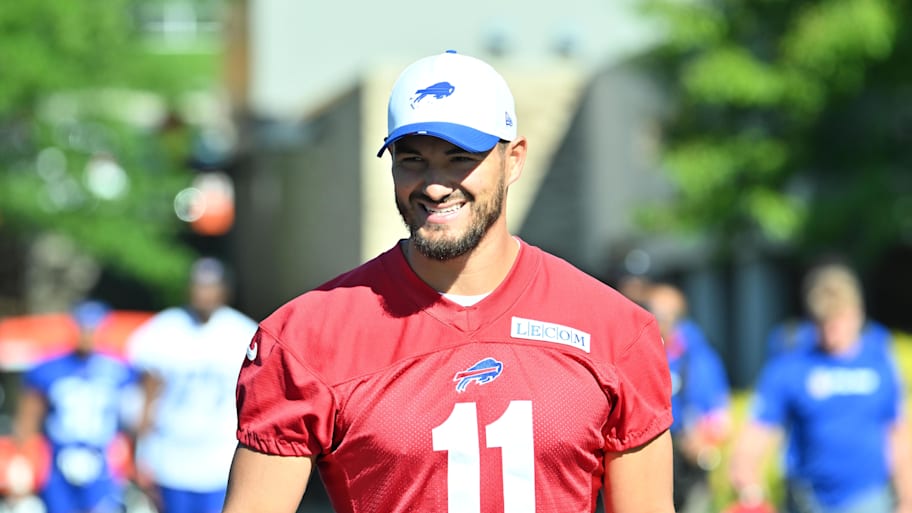 Mitchell Trubisky will get the Bills' first preseason start. | Mark Konezny-Imagn Images