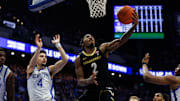 Vanderbilt Commodores guard MJ Collins Jr. (2) shoots against the Kentucky Wildcats during the first half at Rupp Arena at Central Bank Center.