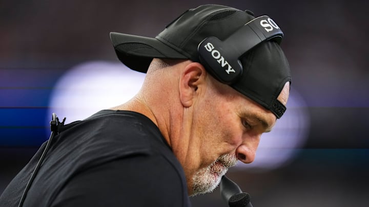 Washington Commanders head coach Dan Quinn